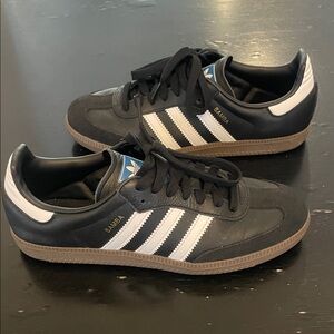 adidas Samba Black White Gum Casual Sneakers